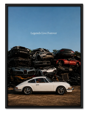Legends Live Forever Classic Car Wall Art