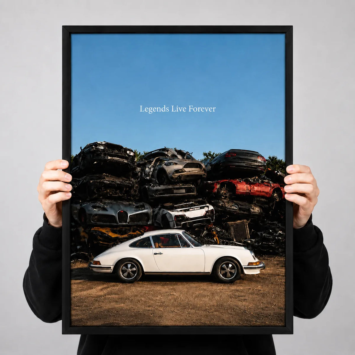 Legends Live Forever Classic Car Wall Art 3