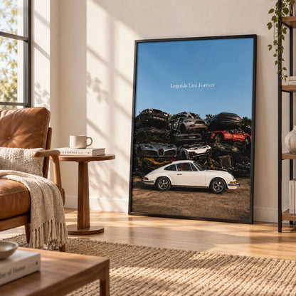 Legends Live Forever Classic Car Wall Art 4