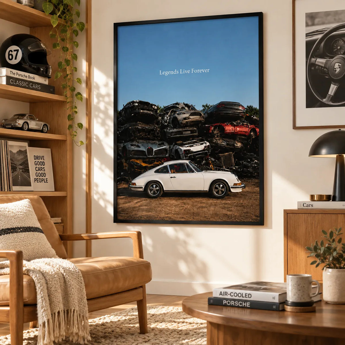 Legends Live Forever Classic Car Wall Art 5