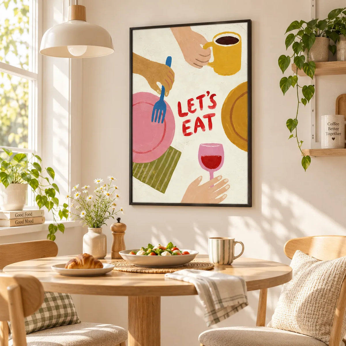 Let’s Eat Kitchen Dining Wall Art 2