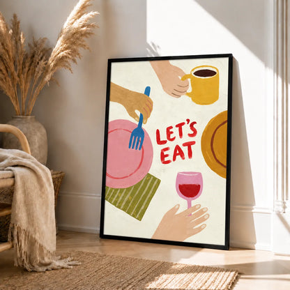 Let’s Eat Kitchen Dining Wall Art 5