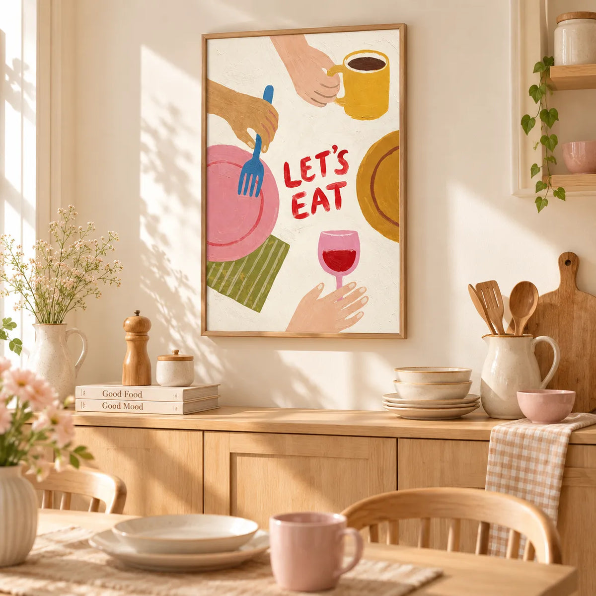 Let’s Eat Kitchen Dining Wall Art 6