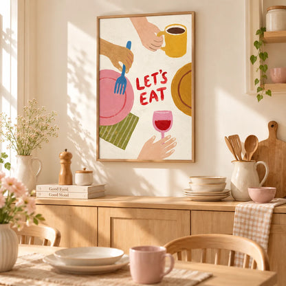 Let’s Eat Kitchen Dining Wall Art 6