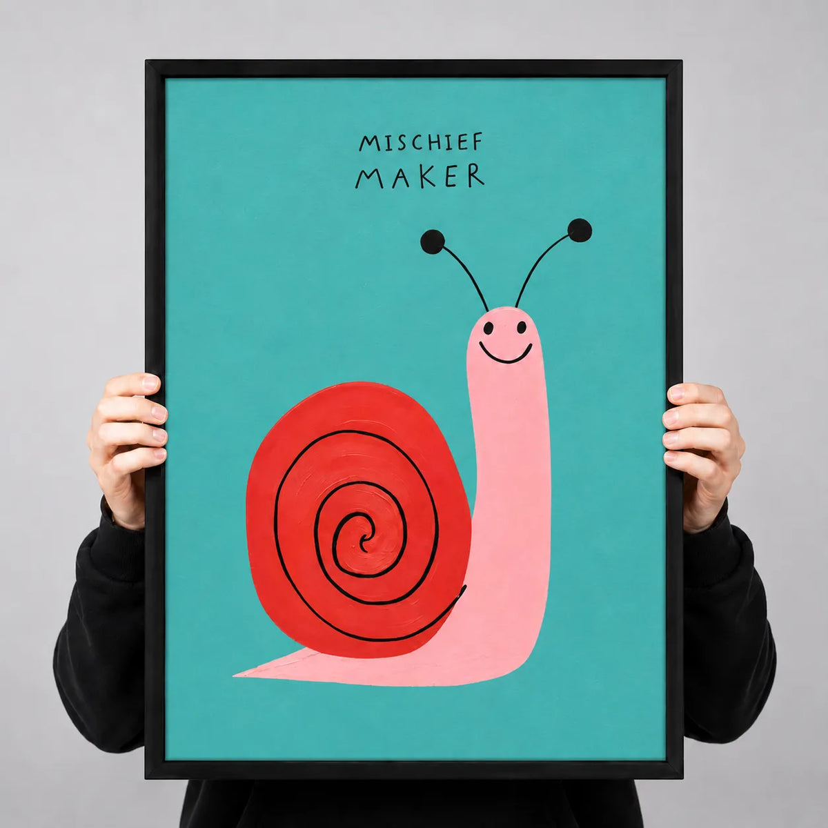 Mischief Maker Snail Wall Art 3