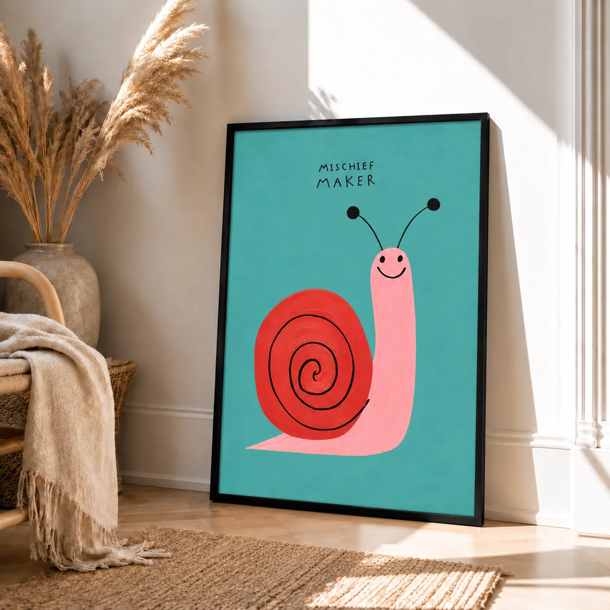 Mischief Maker Snail Wall Art 4
