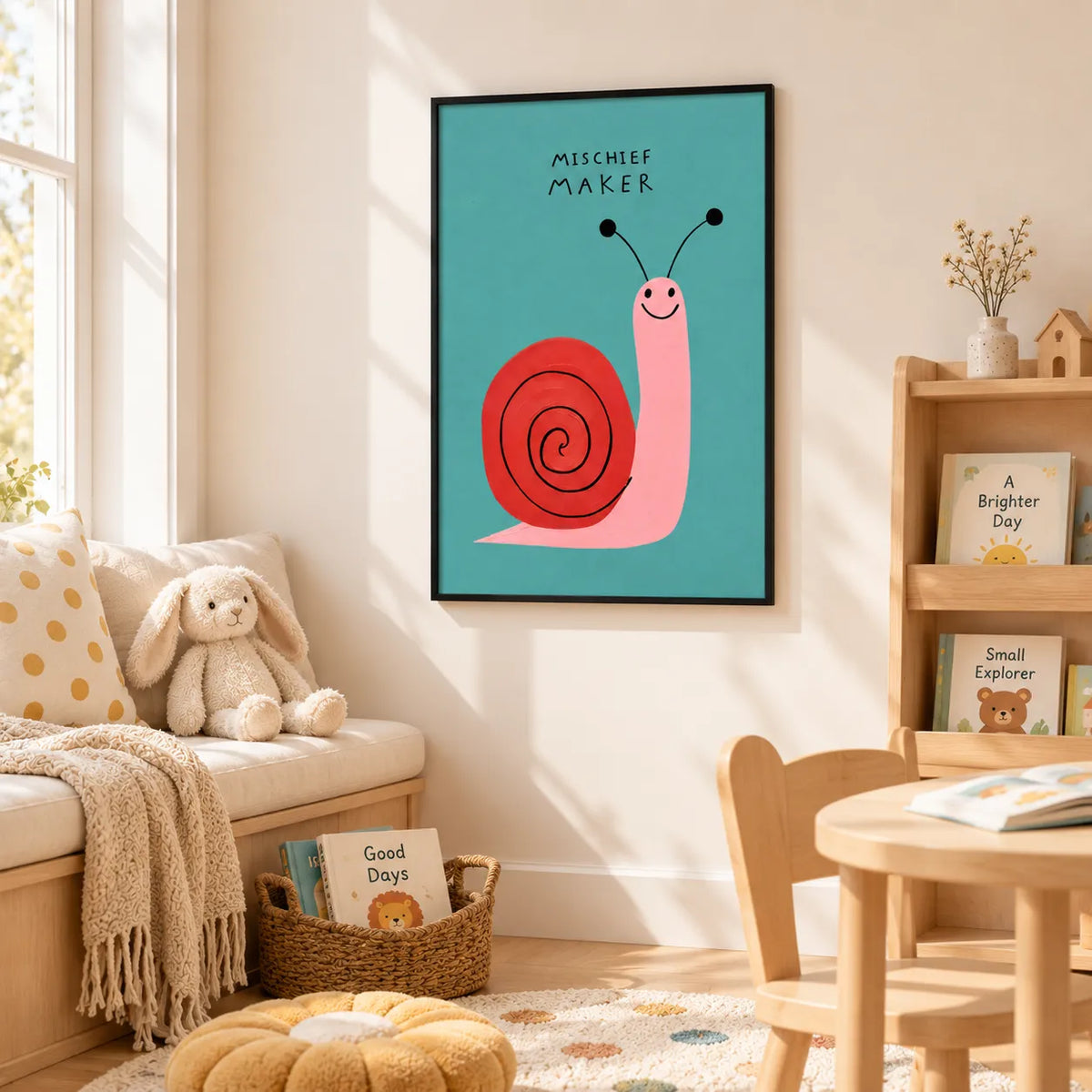 Mischief Maker Snail Wall Art 5