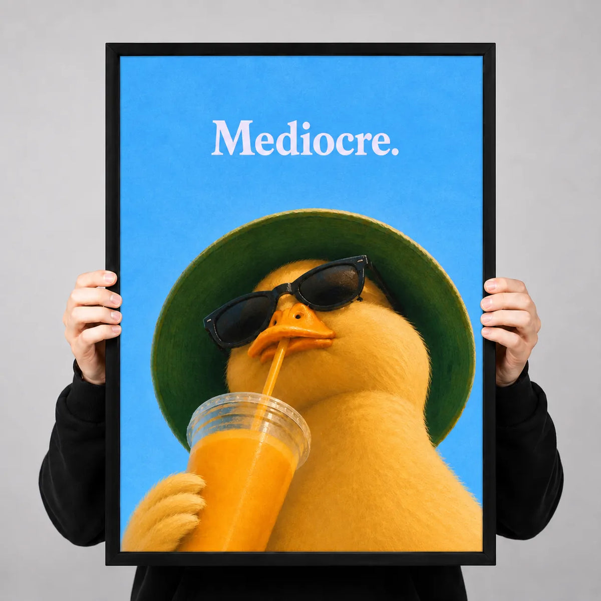Mediocre Cool Duck Wall Art 3