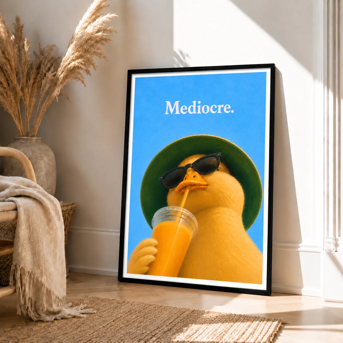 Mediocre Cool Duck Wall Art 4