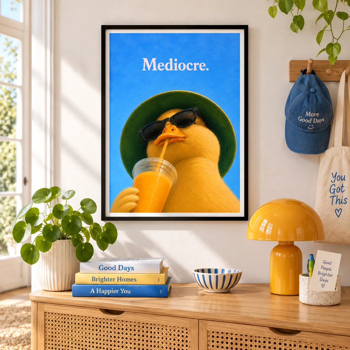 Mediocre Cool Duck Wall Art 5