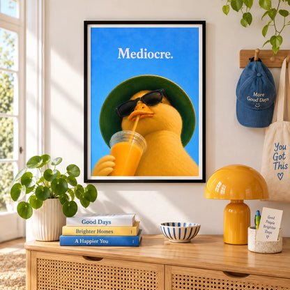 Mediocre Cool Duck Wall Art 5