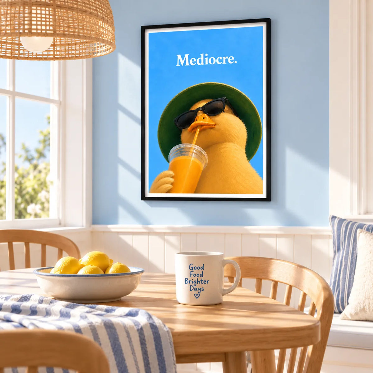 Mediocre Cool Duck Wall Art 6