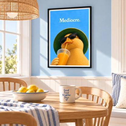 Mediocre Cool Duck Wall Art 6