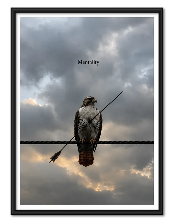 Hawk Mentality Quote Wall Art