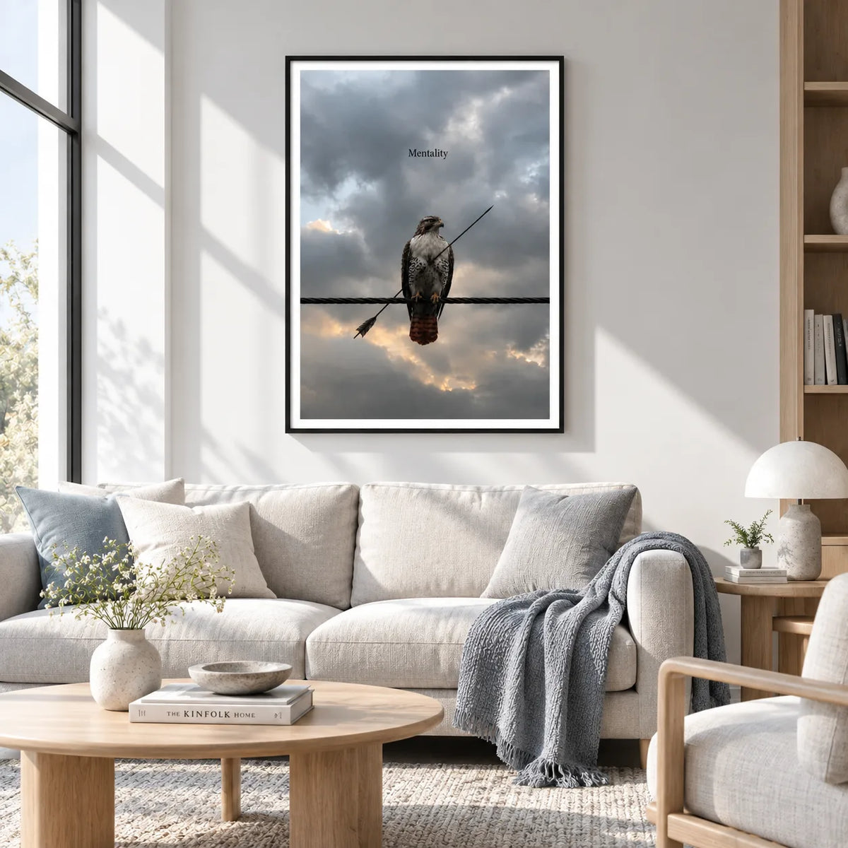 Hawk Mentality Quote Wall Art 2