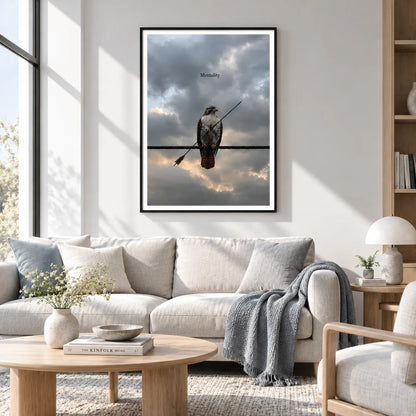 Hawk Mentality Quote Wall Art 2