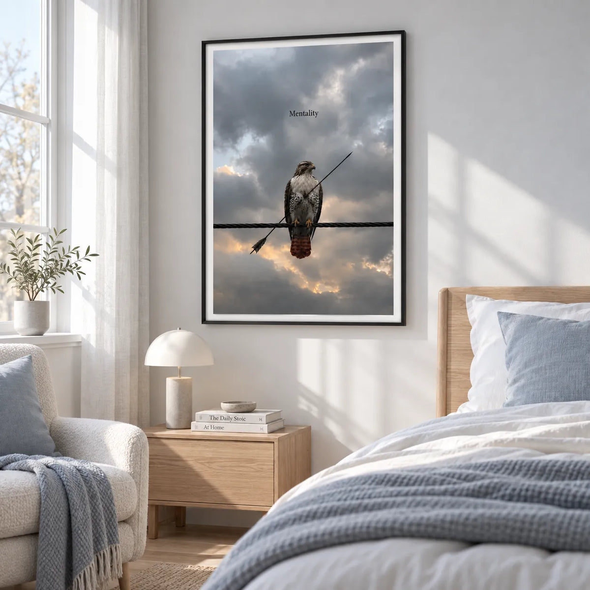 Hawk Mentality Quote Wall Art 5