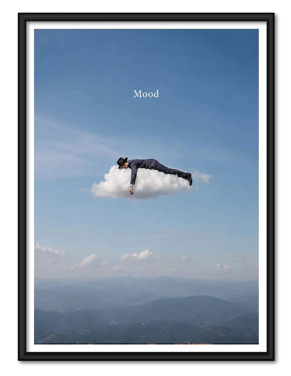 Floating Cloud Mood Surreal Wall Art 1