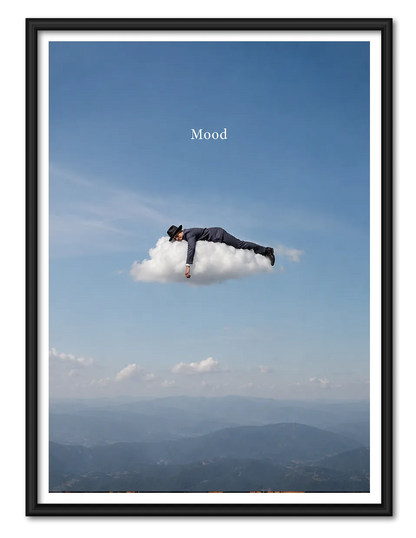 Floating Cloud Mood Surreal Wall Art 1