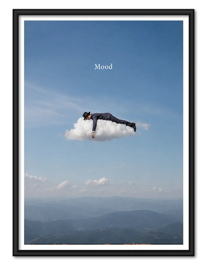 Floating Cloud Mood Surreal Wall Art