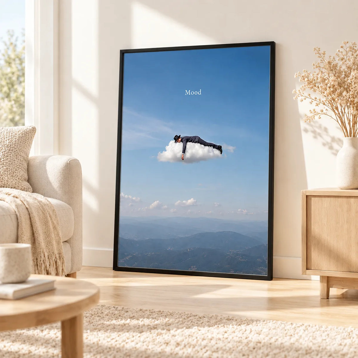 Floating Cloud Mood Surreal Wall Art 6
