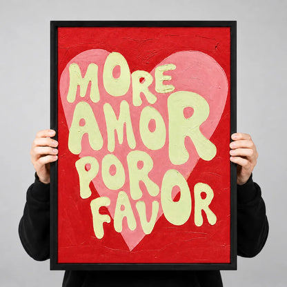 More Amor Por Favor Quote Wall Art 3