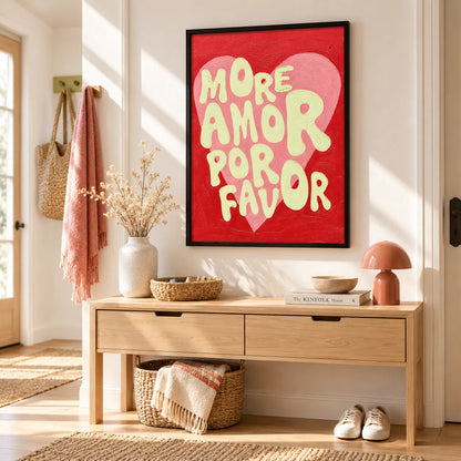 More Amor Por Favor Quote Wall Art 6