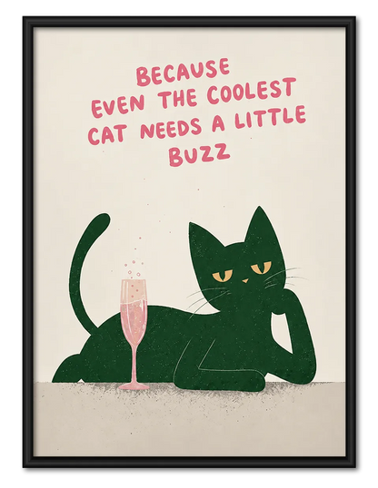 Cool Cat Little Buzz Wall Art 1
