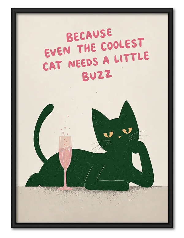 Cool Cat Little Buzz Wall Art