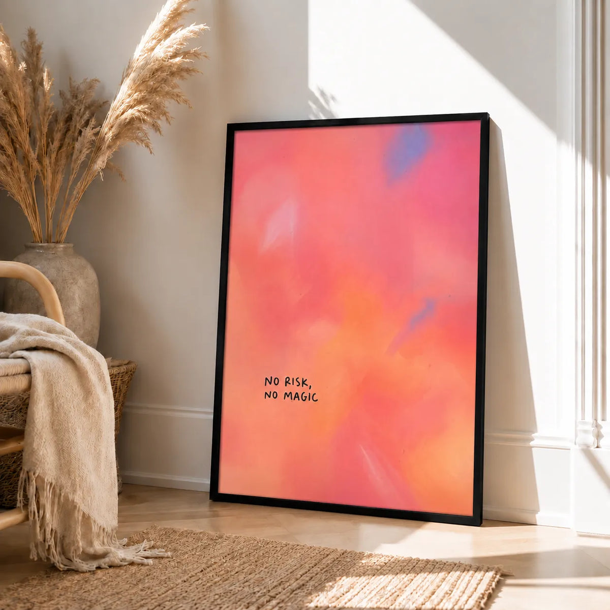 No Risk No Magic Quote Wall Art 4