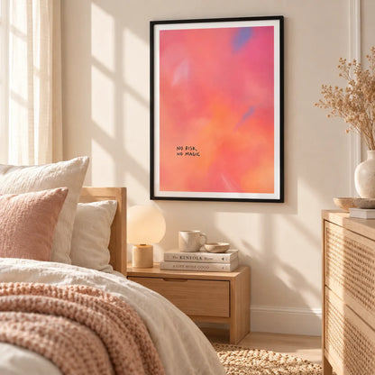 No Risk No Magic Quote Wall Art 6