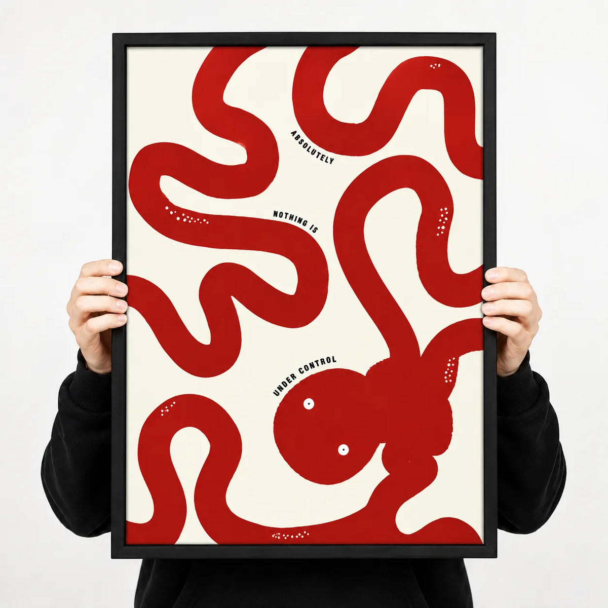 Nothing Is Under Control Abstract Rabbit Wall Art 3
