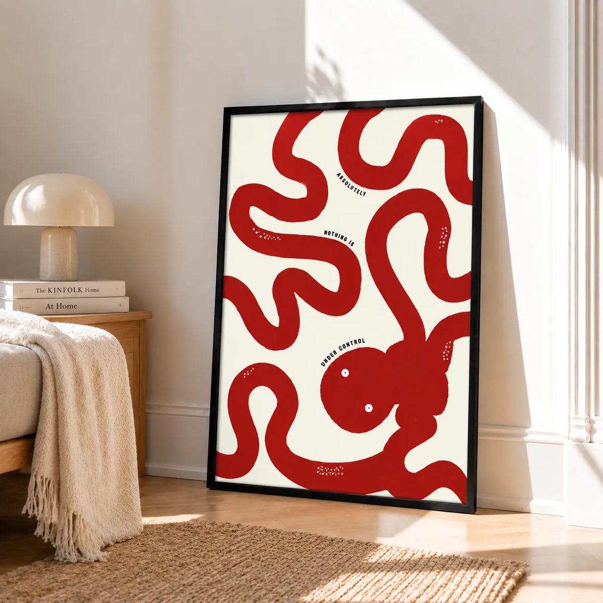 Nothing Is Under Control Abstract Rabbit Wall Art 4