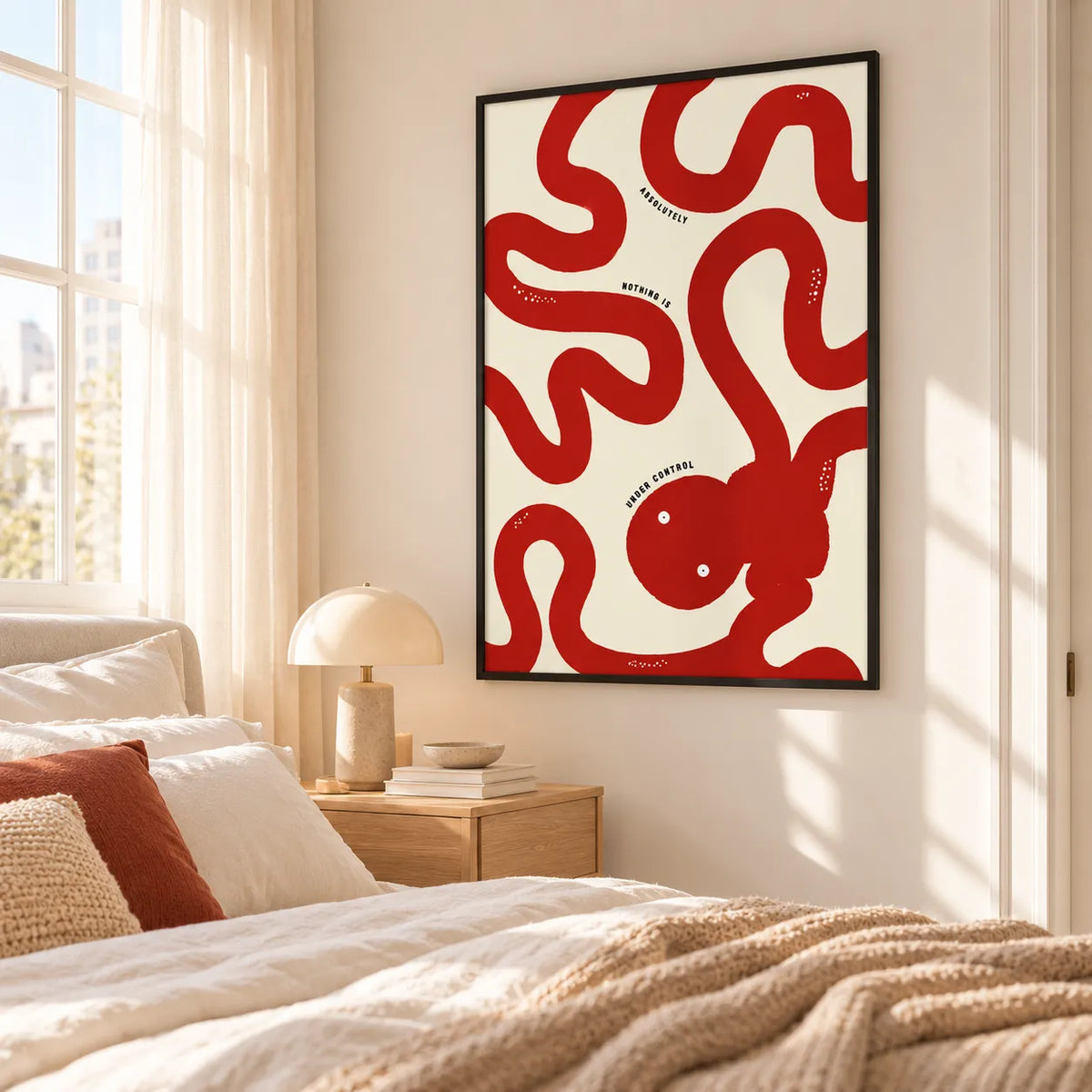 Nothing Is Under Control Abstract Rabbit Wall Art 6