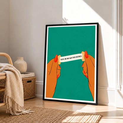 One Nap Away From Greatness Quote Wall Art 3