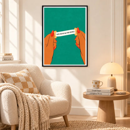 One Nap Away From Greatness Quote Wall Art 4