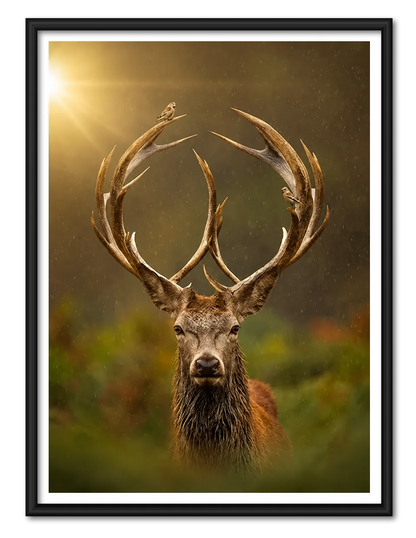 Majestic Deer Antler Nature Wall Art 1
