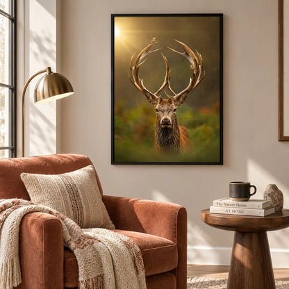 Majestic Deer Antler Nature Wall Art 2