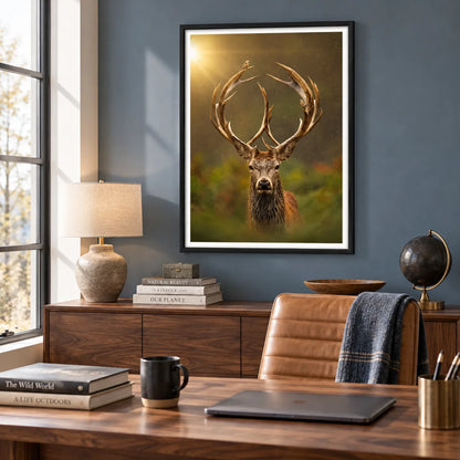 Majestic Deer Antler Nature Wall Art 4