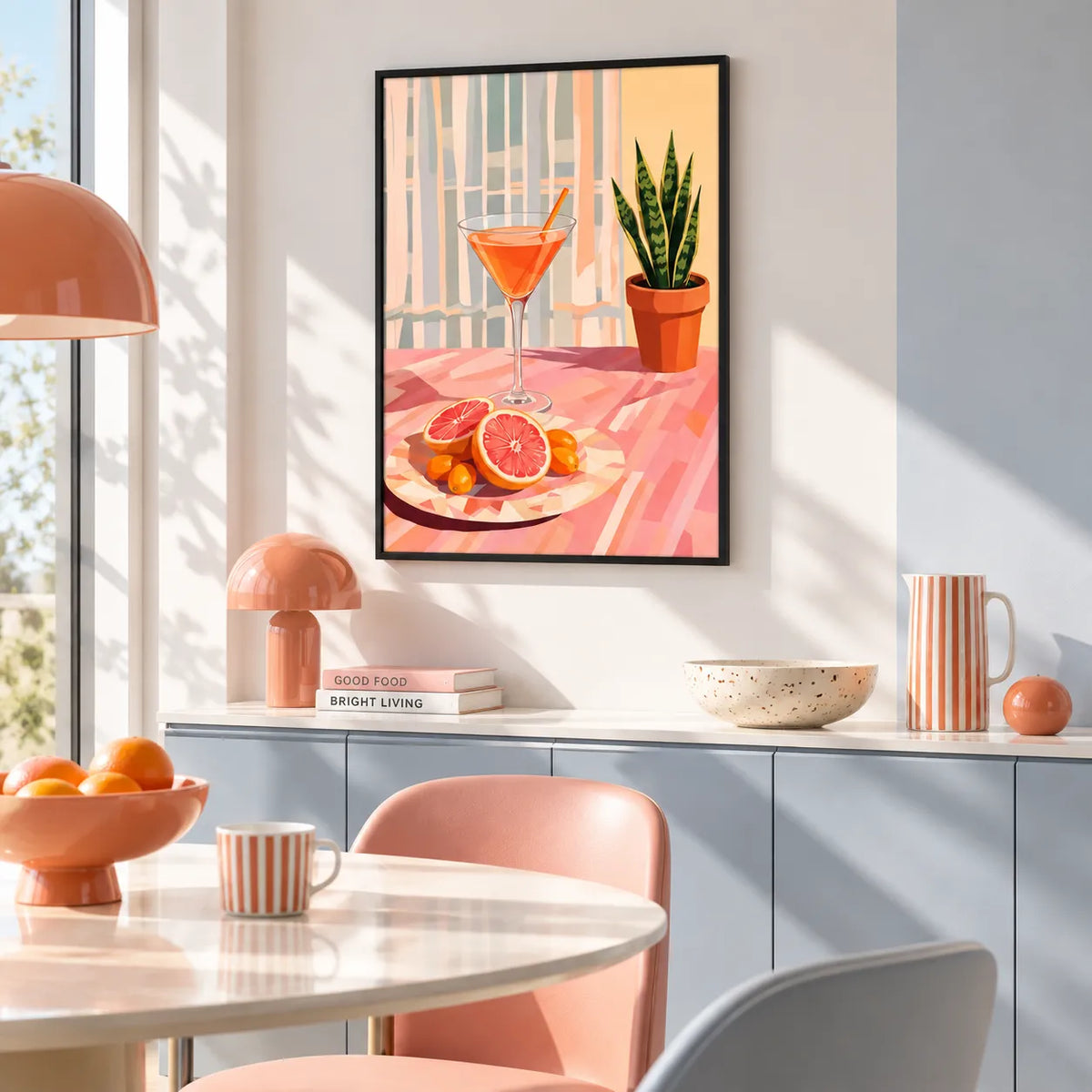 Citrus Martini Botanical Interior Wall Art 5