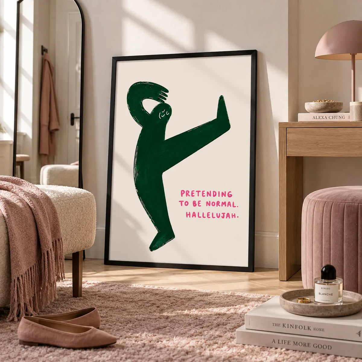 Pretending To Be Normal Abstract Figure Wall Art 5