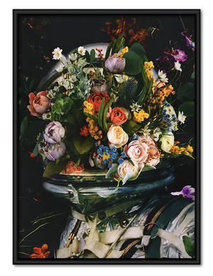 Floral Astronaut Botanical Wall Art