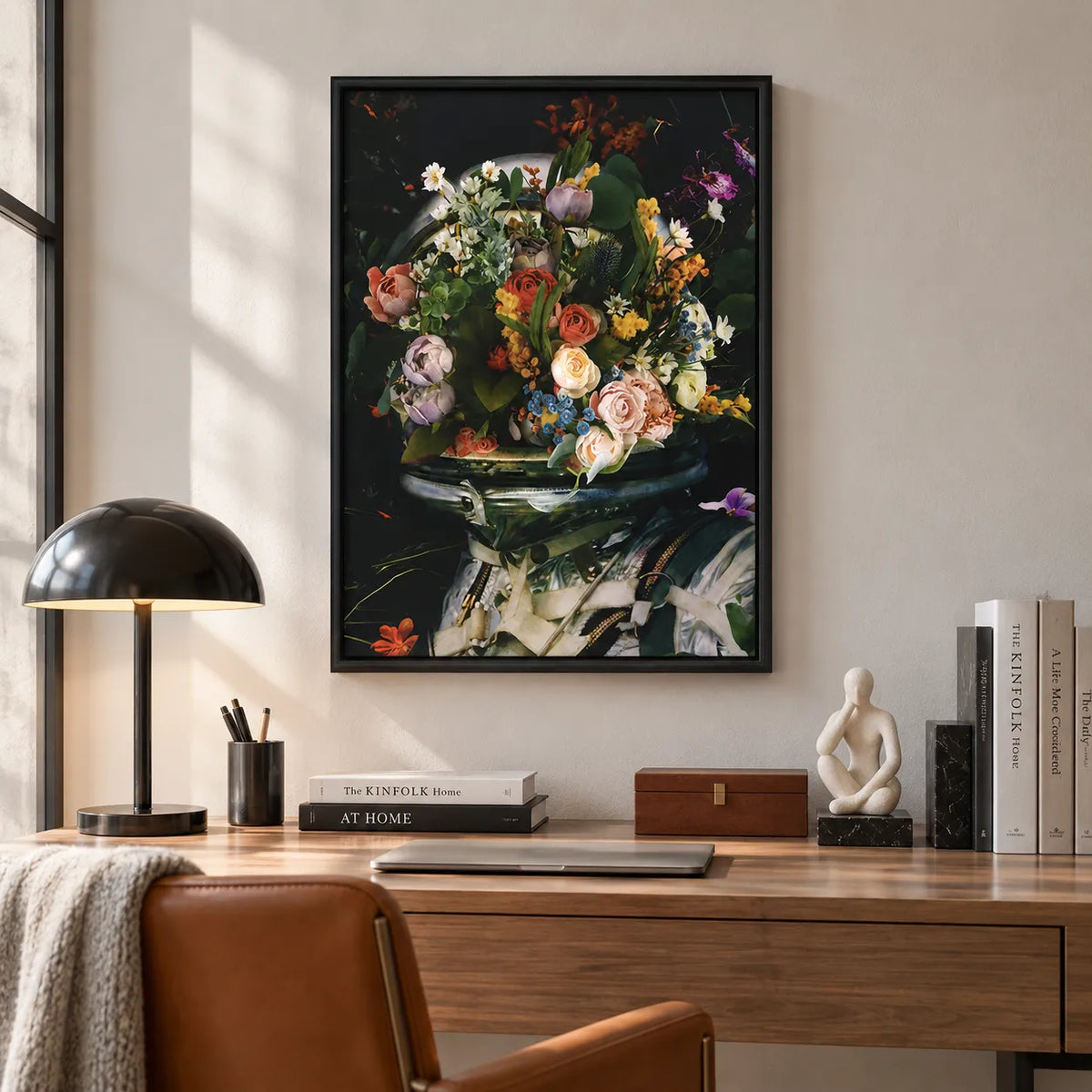 Floral Astronaut Botanical Wall Art 2