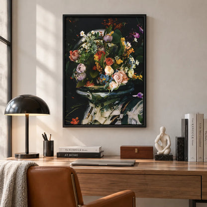 Floral Astronaut Botanical Wall Art 2