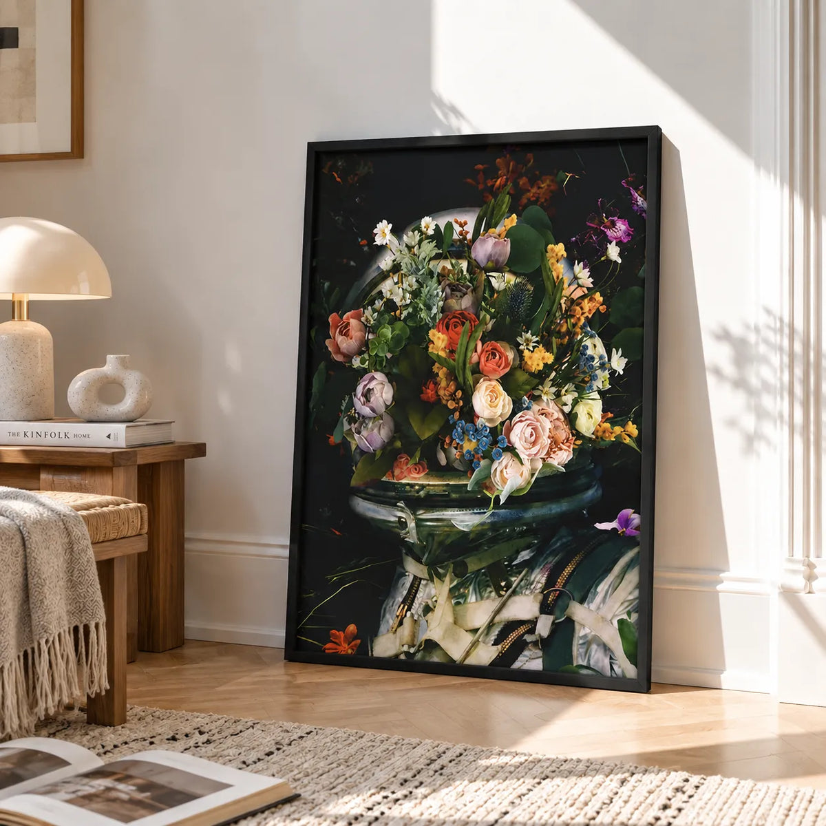 Floral Astronaut Botanical Wall Art 4