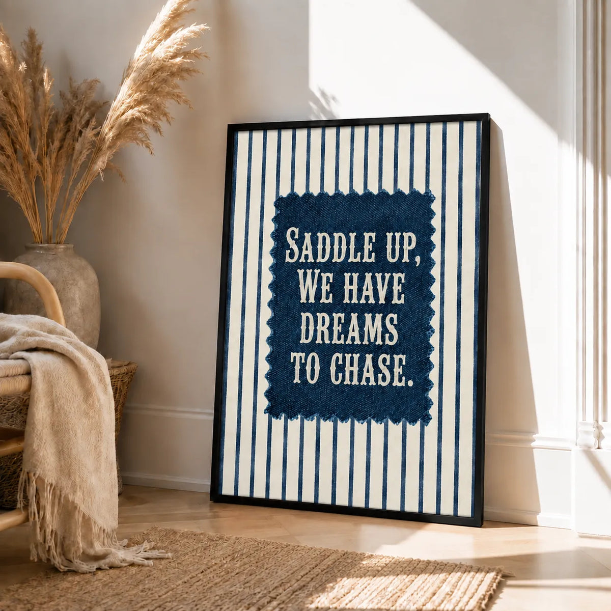 Saddle Up Dreams To Chase Wall Art 4