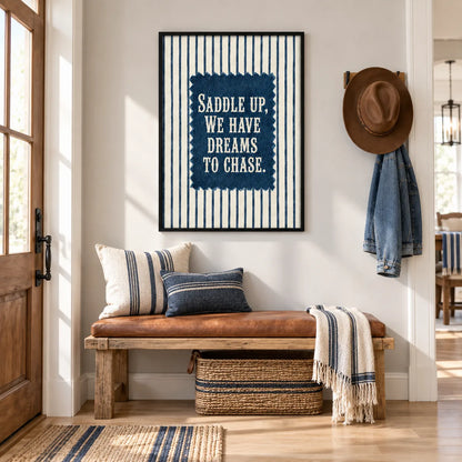 Saddle Up Dreams To Chase Wall Art 5