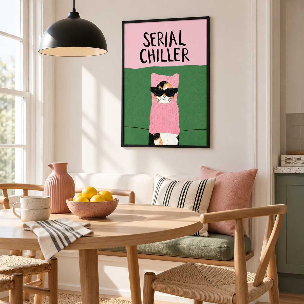 Serial Chiller Cat Wall Art 6