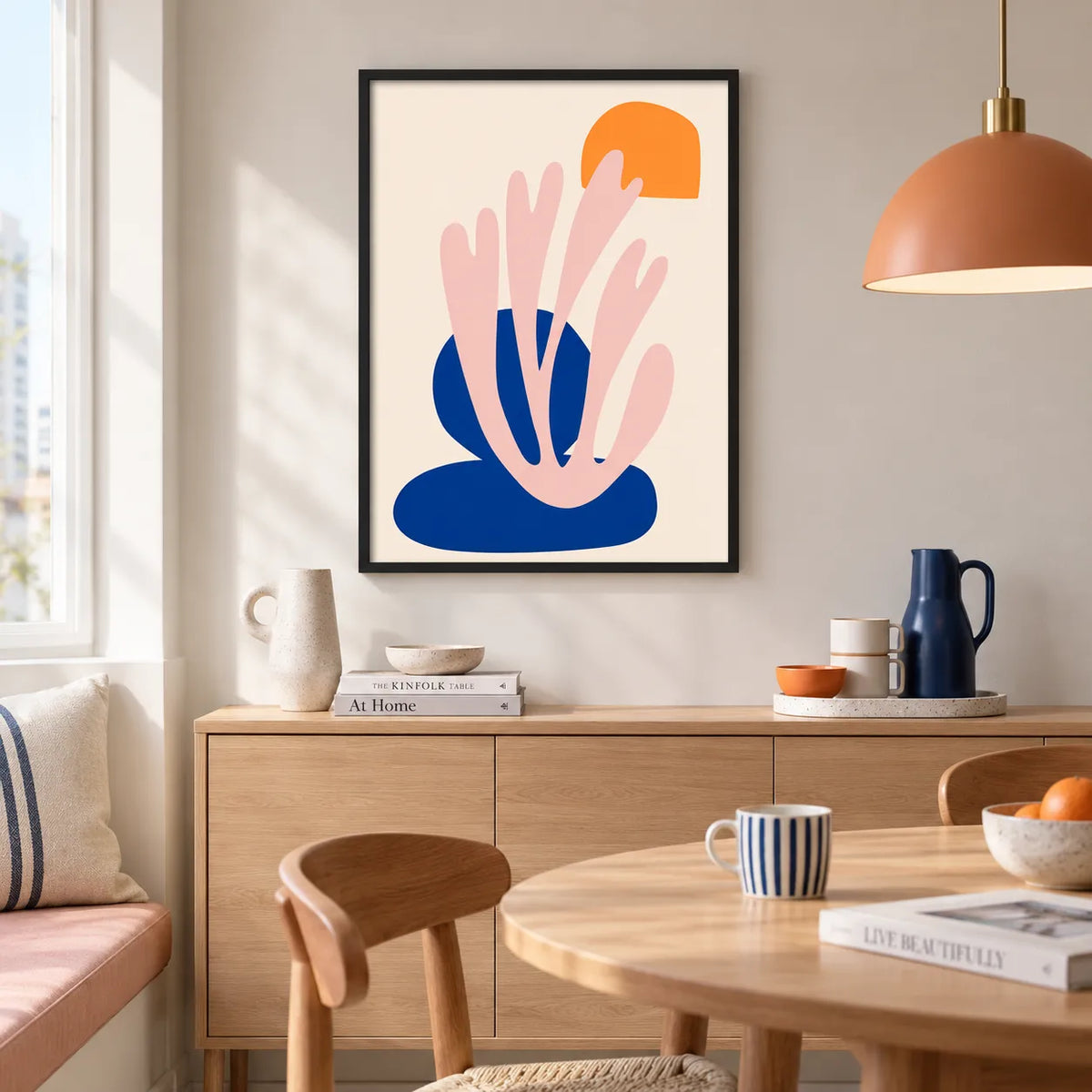 Abstract Botanical Shapes Minimal Wall Art 6