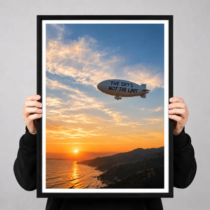 The Sky’s Not The Limit Blimp Wall Art 3